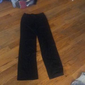 small black flare pants